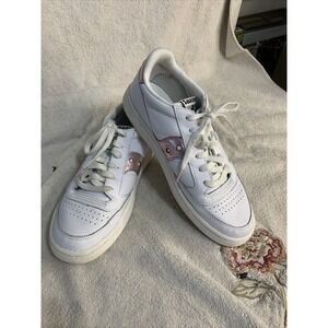 Saucony Jazz Original Shoes Navy/Silver‎ Womens Sneakers Size 9